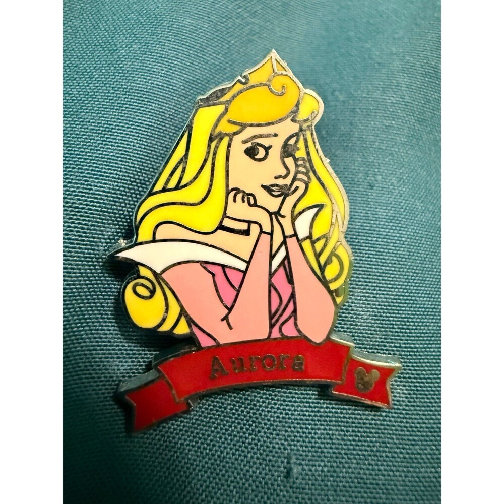 Disney World Hidden Mickey - Princess Names - Aurora Pin